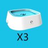 1.5L Cat Dog Water Bowl Carried Floating Bowl Anti-Overflow Slow Water Feeder Dispenser Pet Fountain ABS&PP Dog Supplies